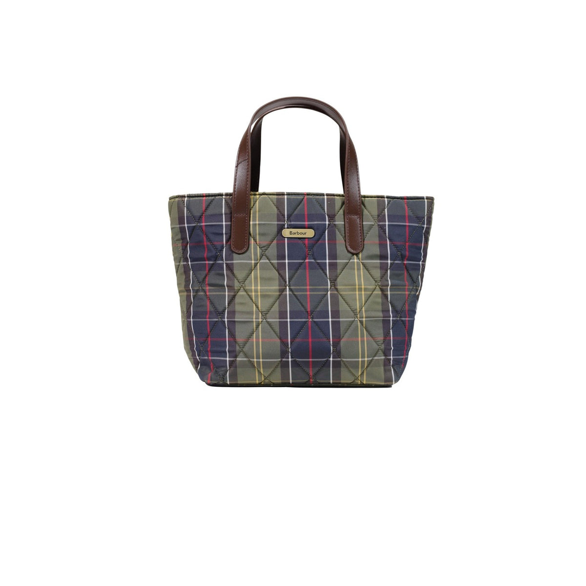 Barbour — Mini Quilted damescabas — Tartan classique