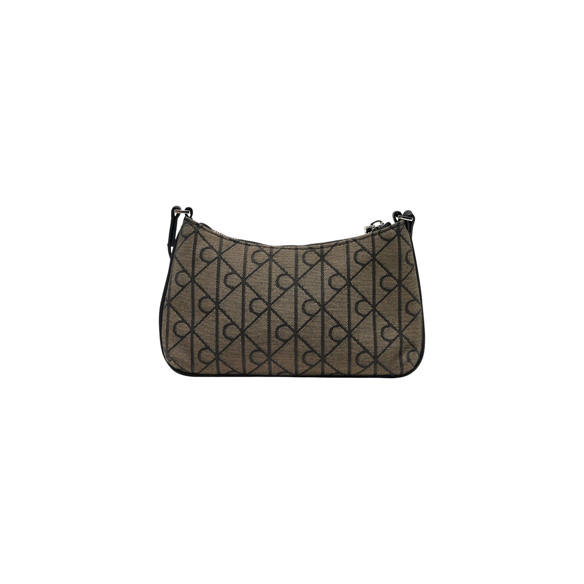 Calvin Klein — Black bag ref. EMBLEM AOP JACQUARD CONV MINI BA woman — view 4