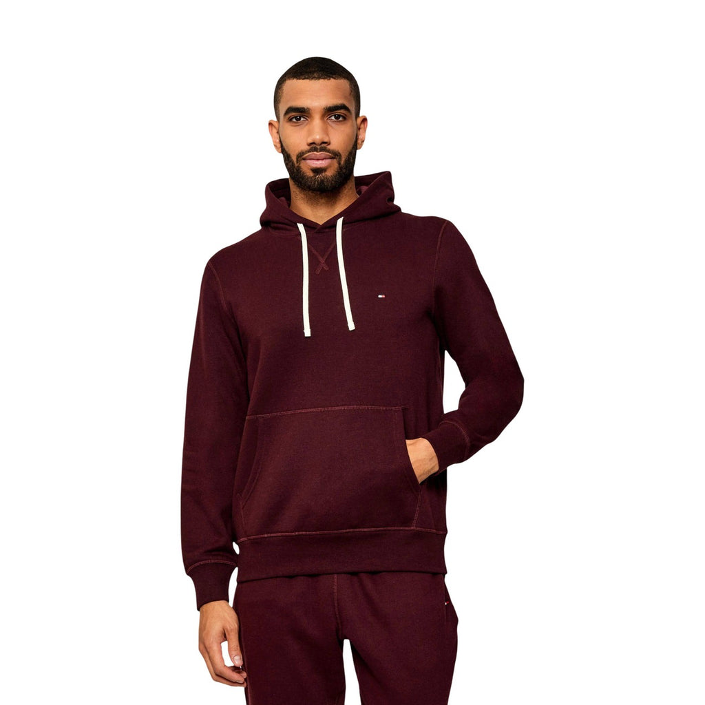 Tommy Hilfiger — Sweat col rond bordeaux homme