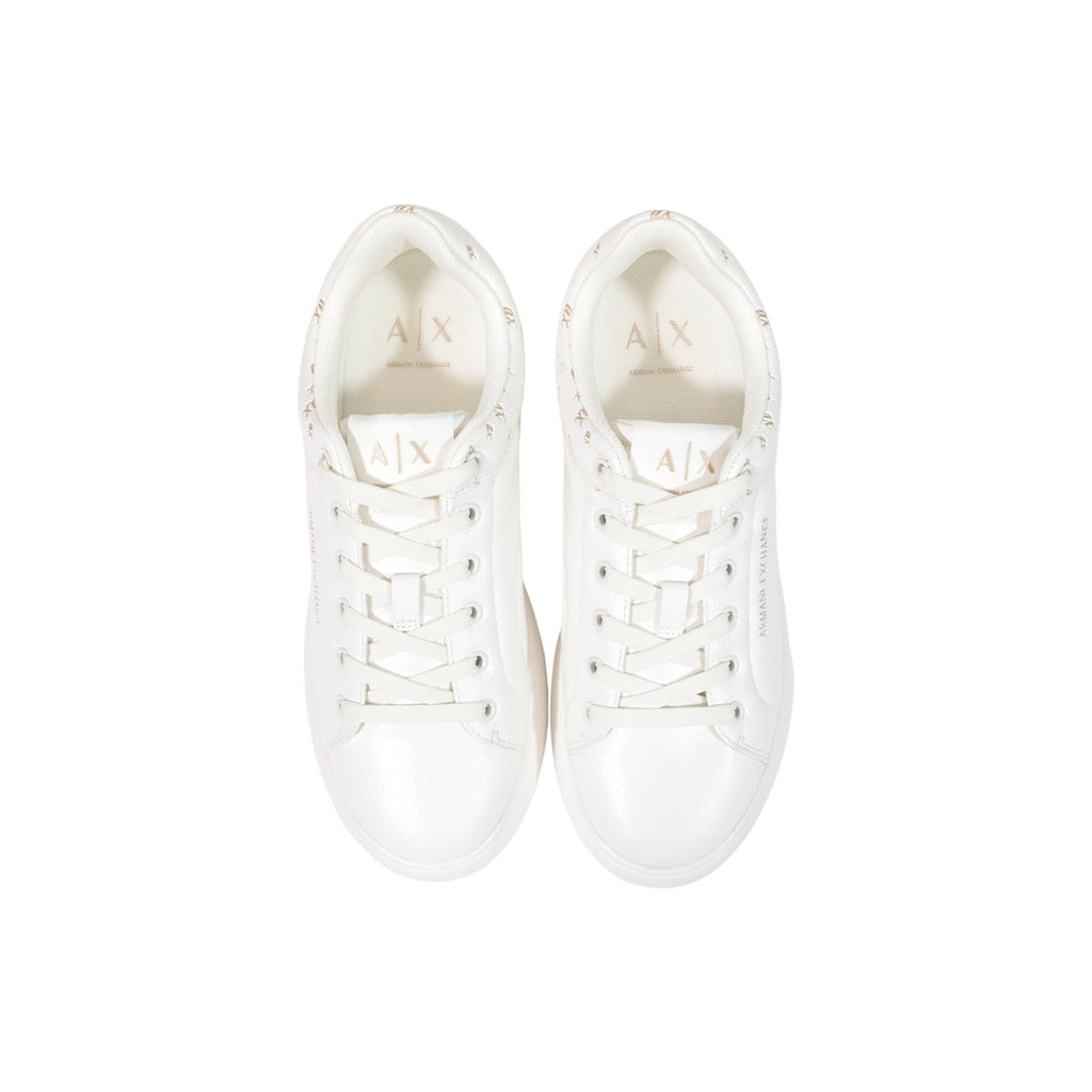 Armani Exchange — Weiße Damen-Sneaker — Ansicht 5