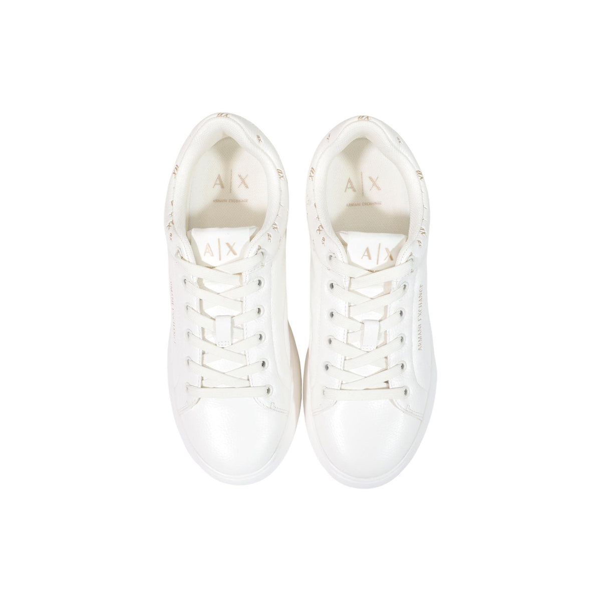 Armani Exchange — Weiße Damen-Sneaker — Ansicht 5