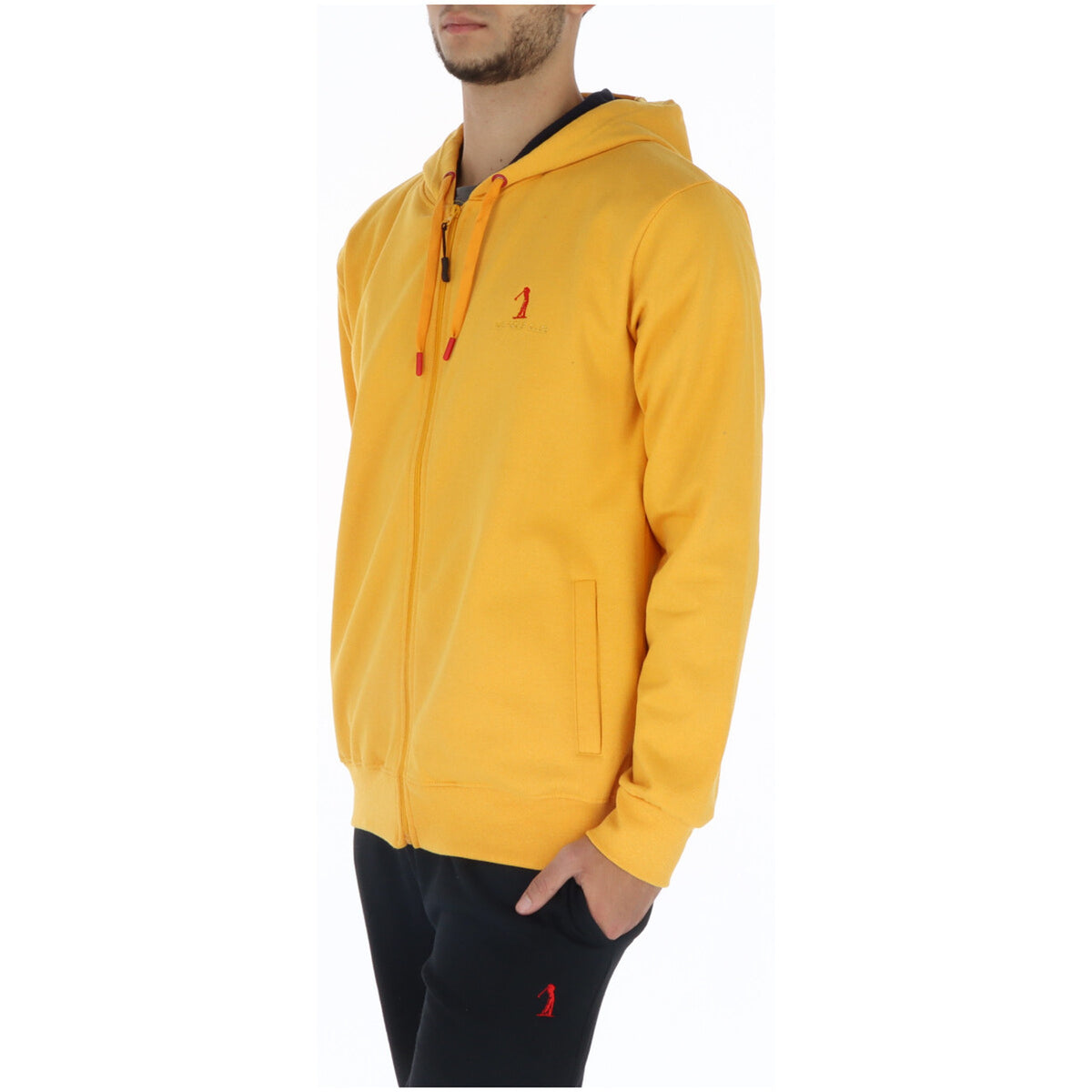 U.S. Golf Club — Hooded sweatshirt F441433 mustard men — view 3