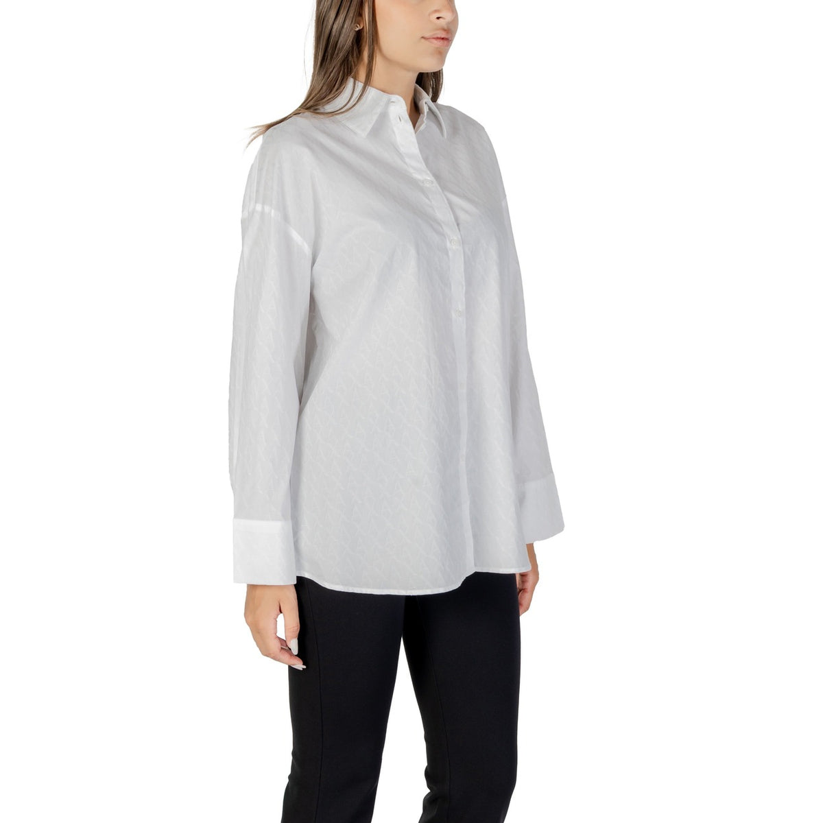 Armani Exchange — White women's shirt XW001424 — view 3