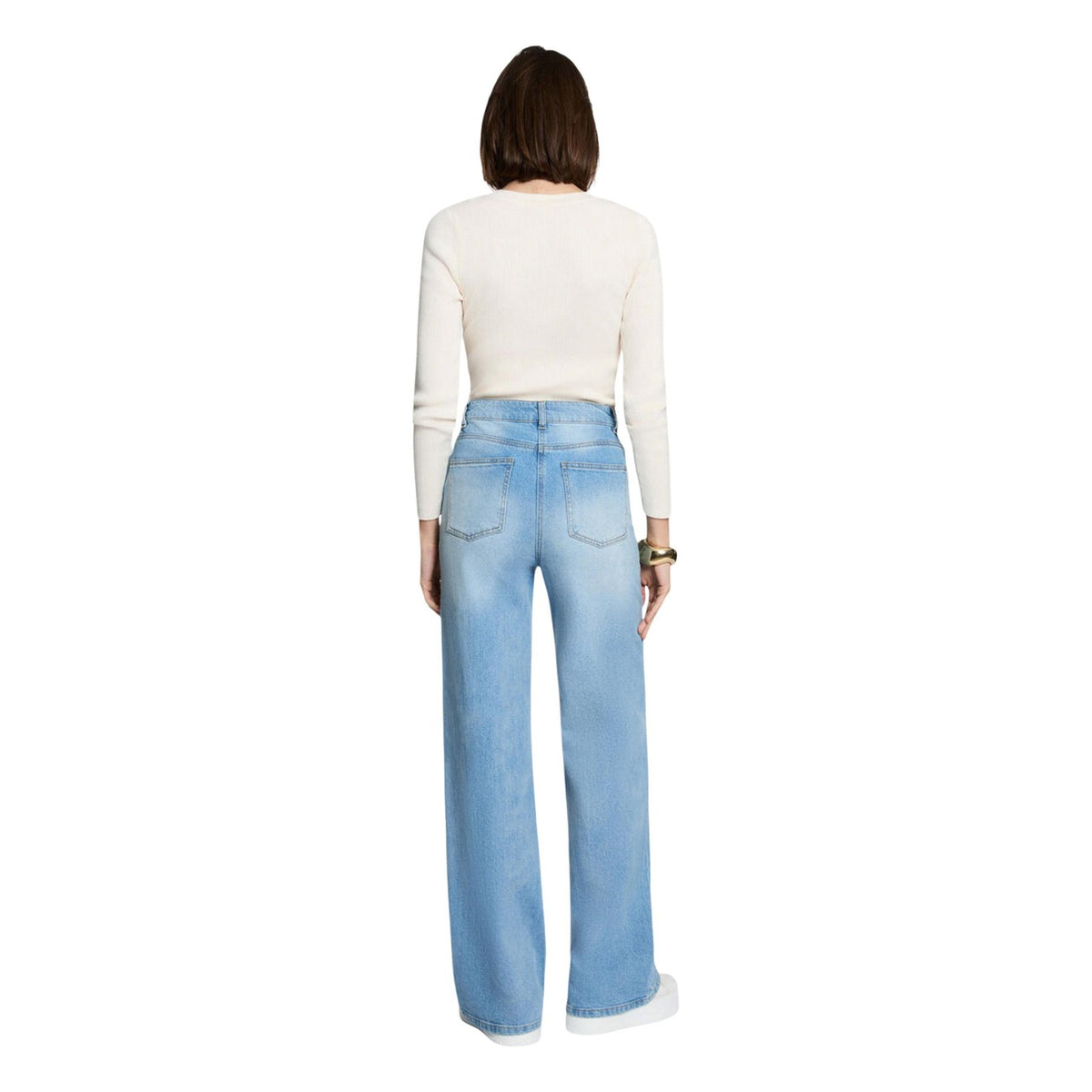 Morgan — Beiger Damen-Pullover — Ansicht 3