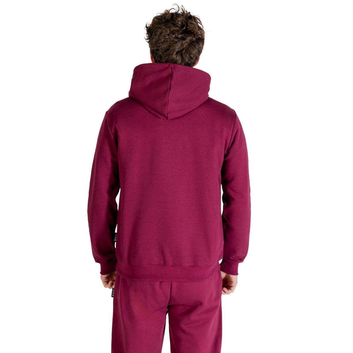 Icon — Sweat à capuche ICUF2W6F003 bordeaux homme — vue 2