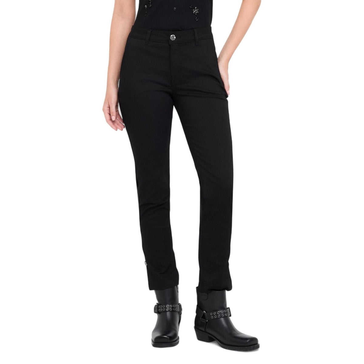 Liu Jo — Pantalon noir réf. MF5401 T7144 femme