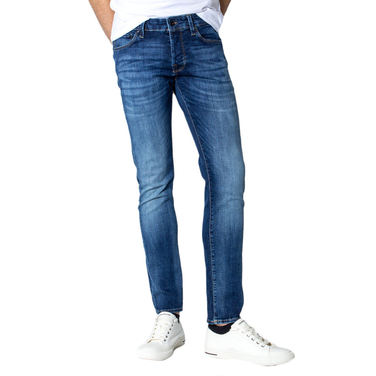 Jack & Jones — JJIGLENN JJICON slim jeans in blue for men