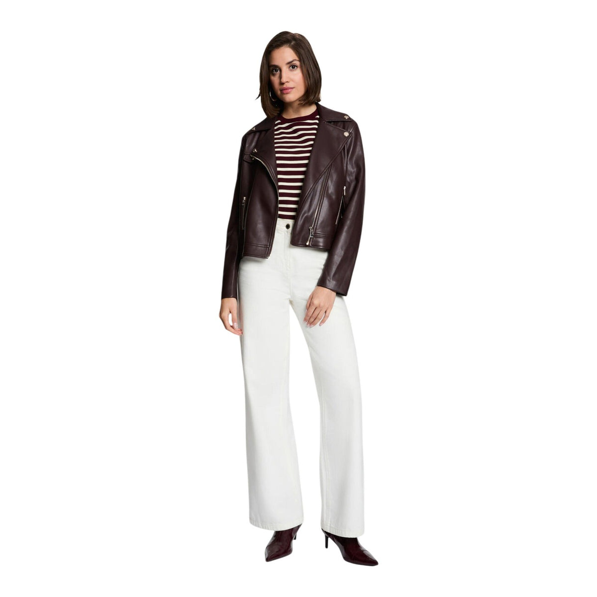Morgan — Veste bordeaux femme — vue 5