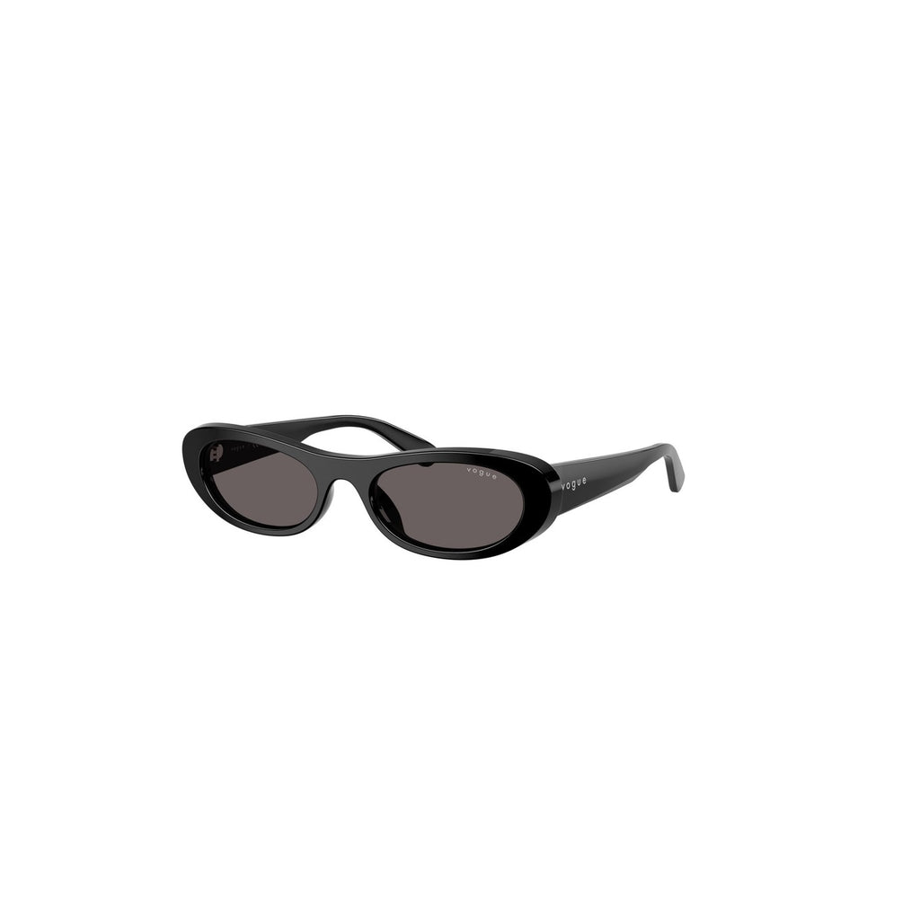 Vogue Eyewear — Ronde zonnebril van zwart acetaat voor dames — afbeelding 2