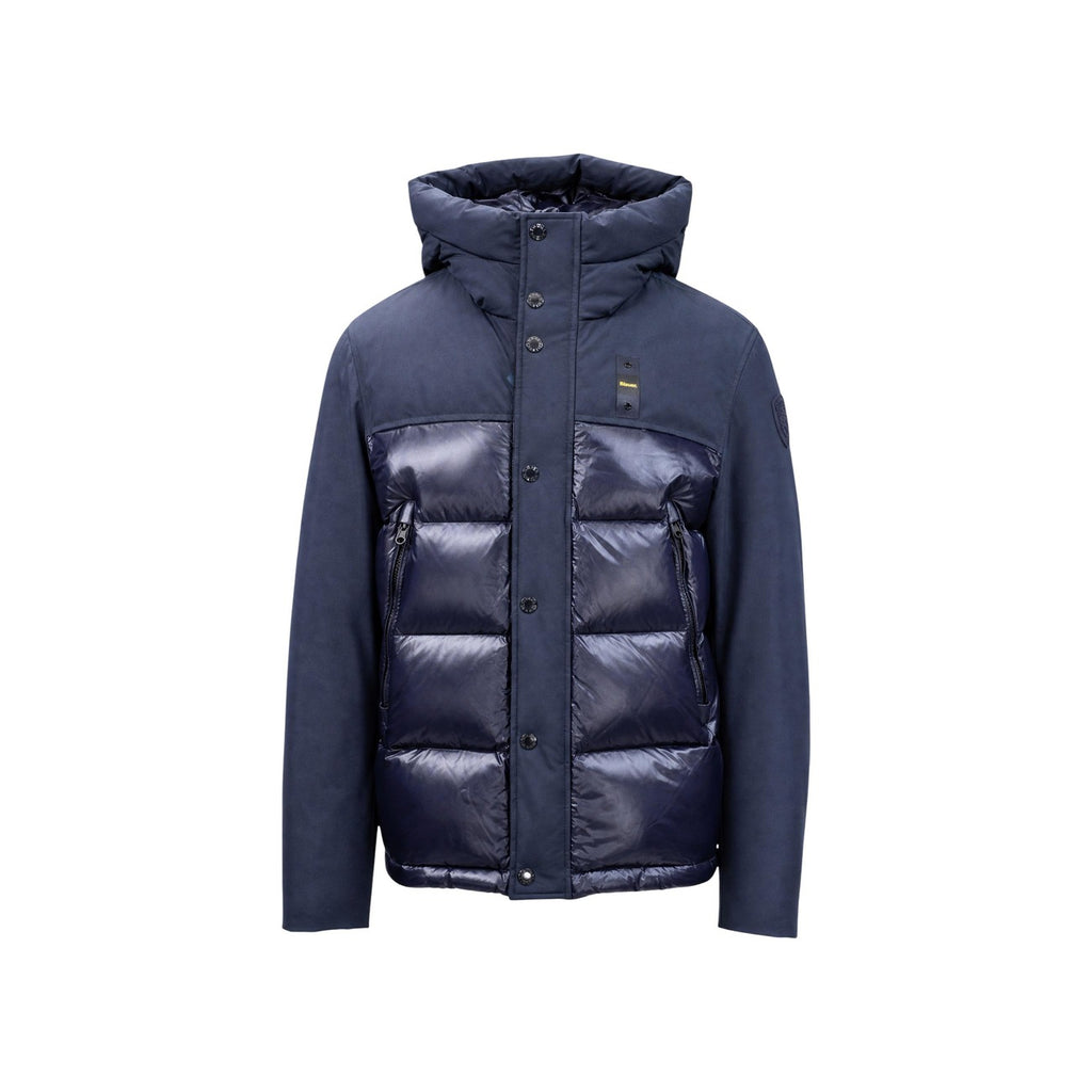 Blauer — Men's blue Brook down jacket — view 2