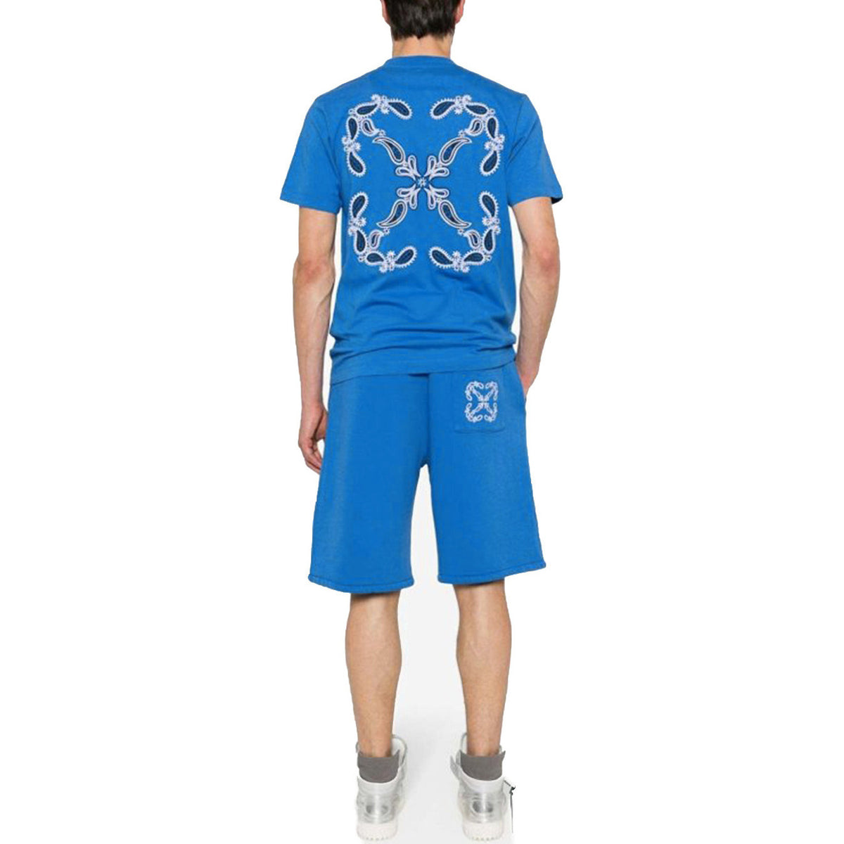 Off-white — T-shirt BO_2114 bleu azur homme — vue 2