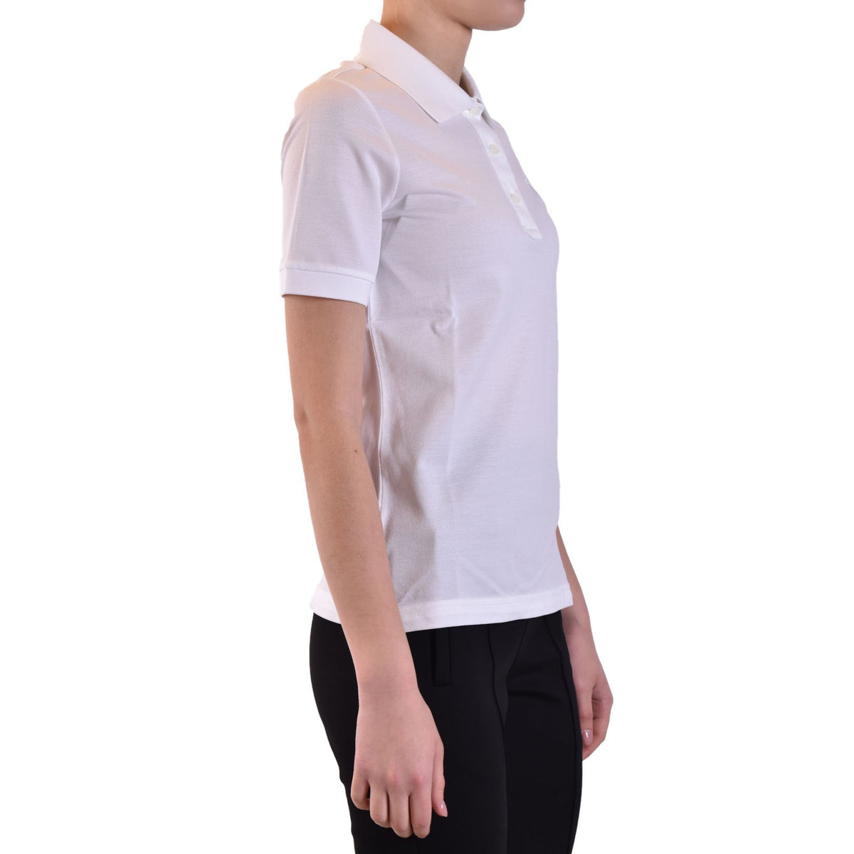 Burberry — Polo réf. B_43989 blanc femme — vue 2