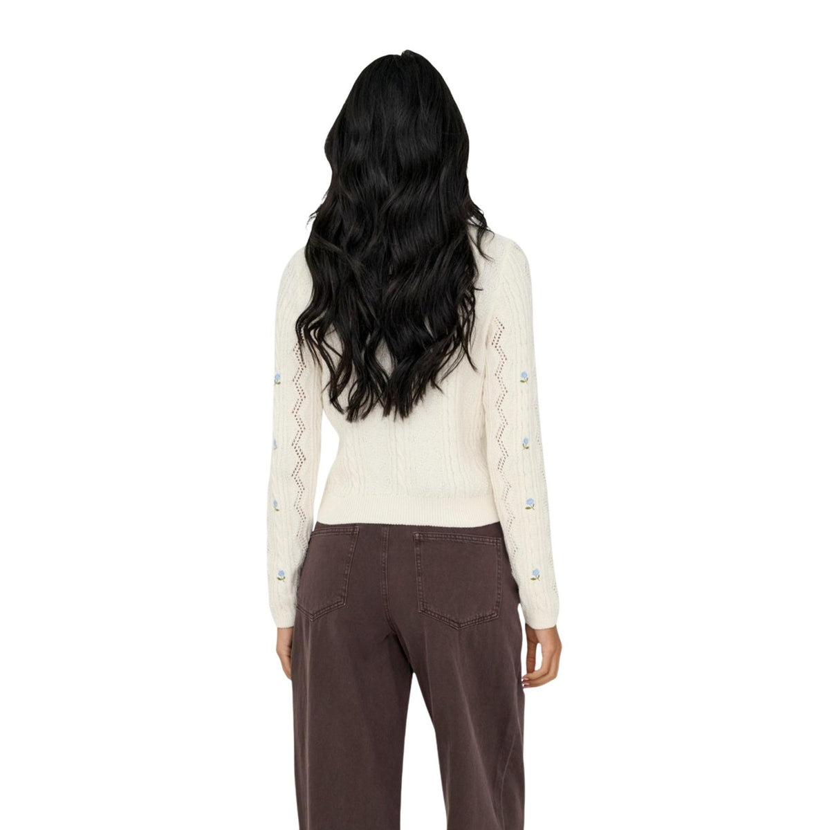 Only — Pullover Art.-Nr. 15358306 weiß für Damen — Ansicht 2