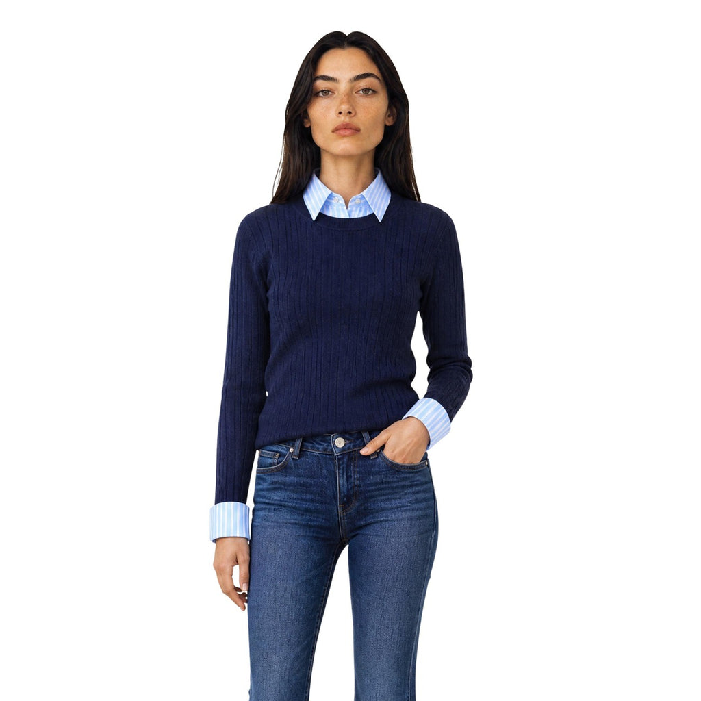 Morgan — Women’s blue sweater