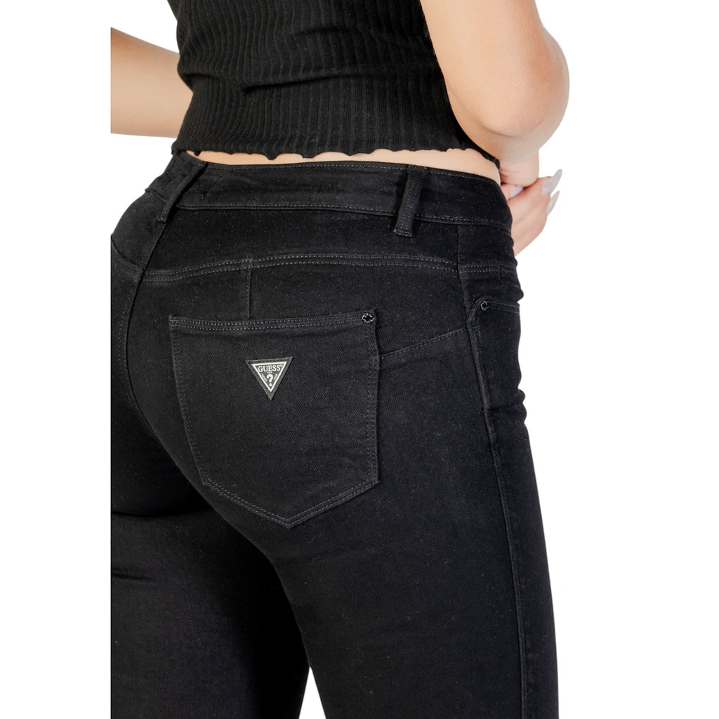 Guess — Jean noir en coton mélangé femme — vue 5