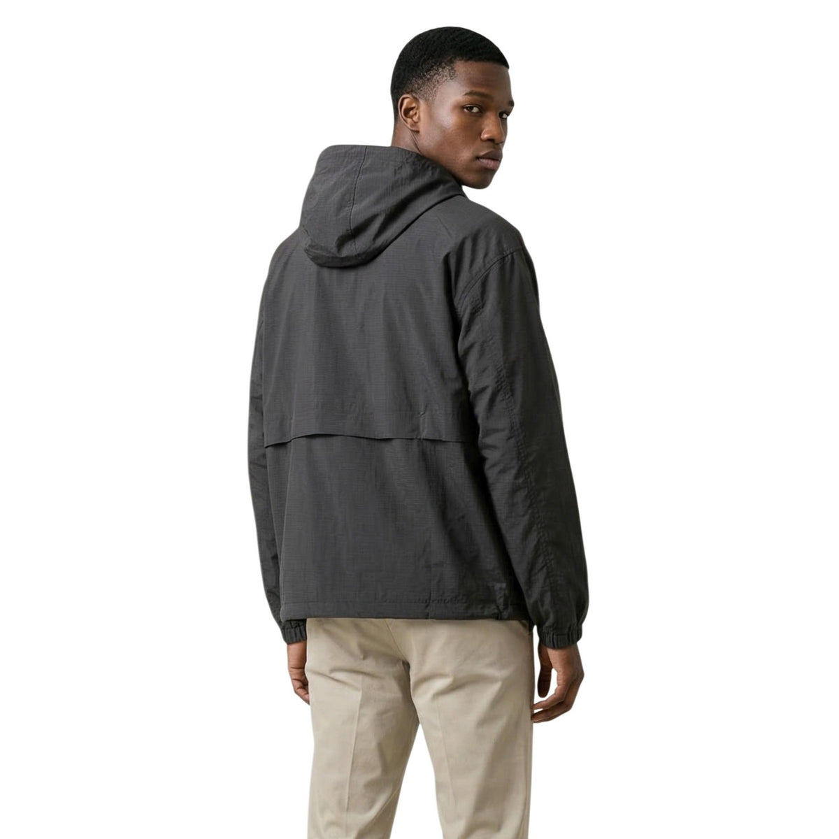 New Balance — Veste réf. MJ61W92NBK col montant manches longues noir homme — vue 2