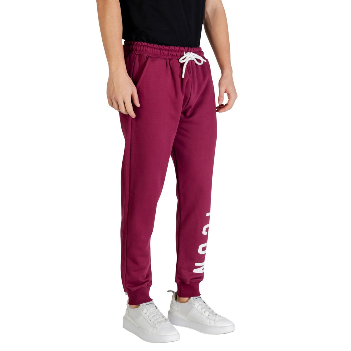 Icon — Pantalon ICUF2W6P001 bordeaux homme — vue 4