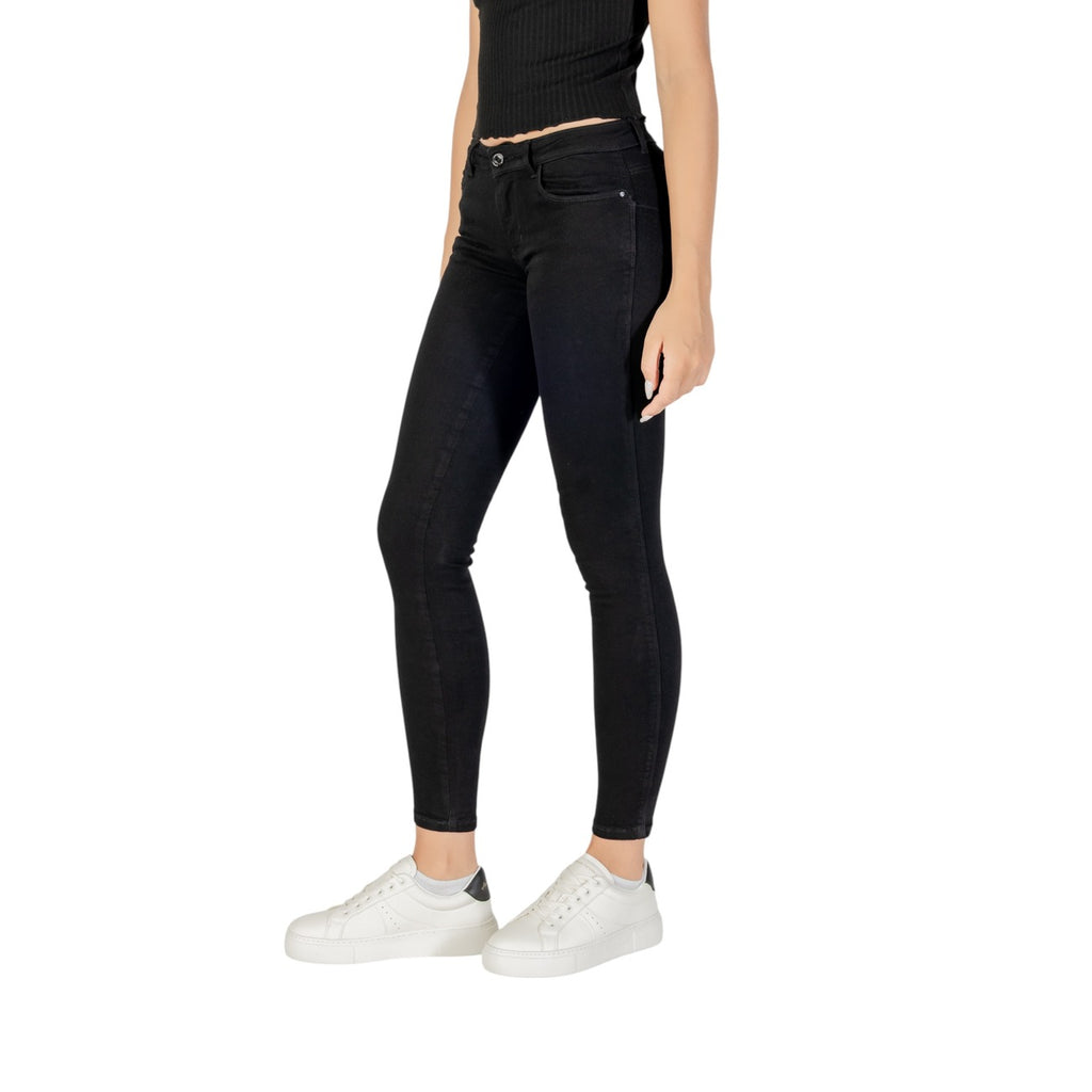Guess — Jean noir en coton mélangé femme — vue 3