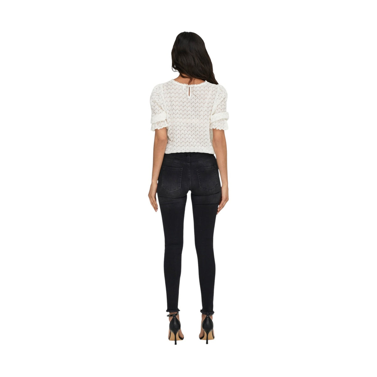 Only — Jean réf. 15157997 noir femme — vue 4