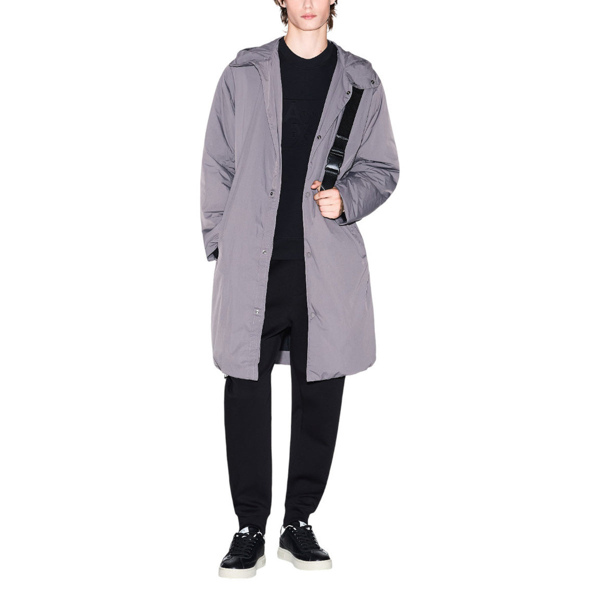 Armani Exchange — Sweatshirt XM001371 zwart heren — afbeelding 3