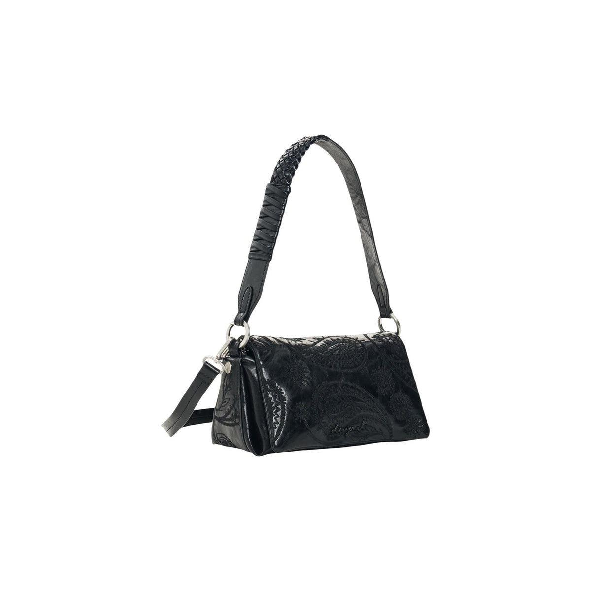 Desigual — Siroco Naron Mini Fla tas zwart dames — afbeelding 2