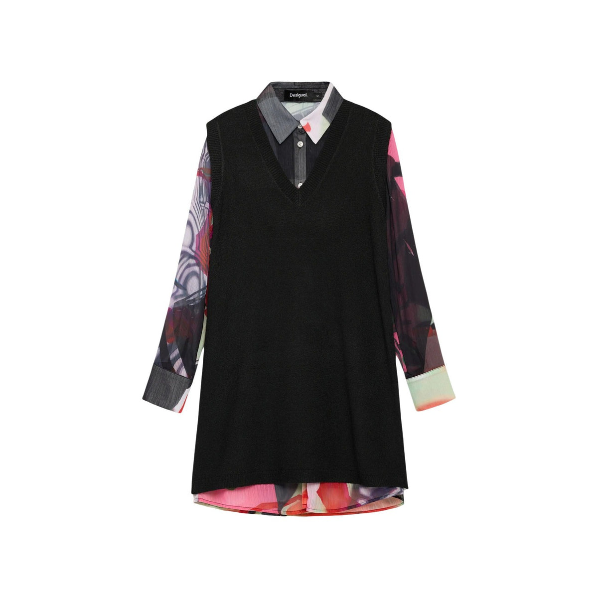 Desigual — Mamen Lacroix dress black woman — view 5