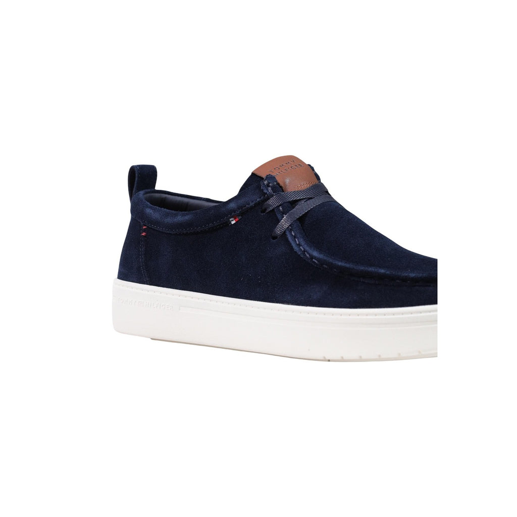 Tommy Hilfiger — Blauwe leren mocassins voor heren — afbeelding 3