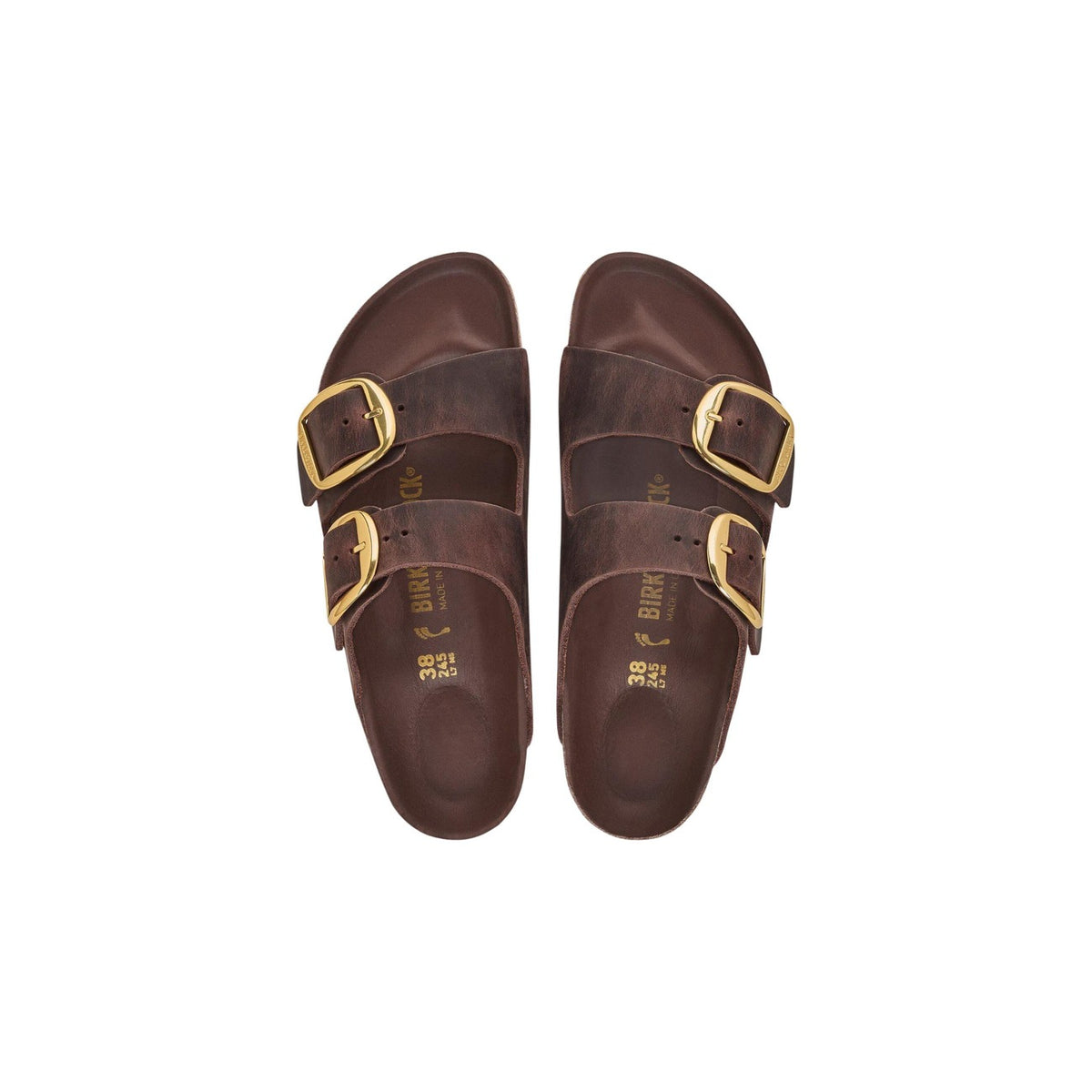 Birkenstock — Arizona Big Buckle Hex marron femme — vue 3