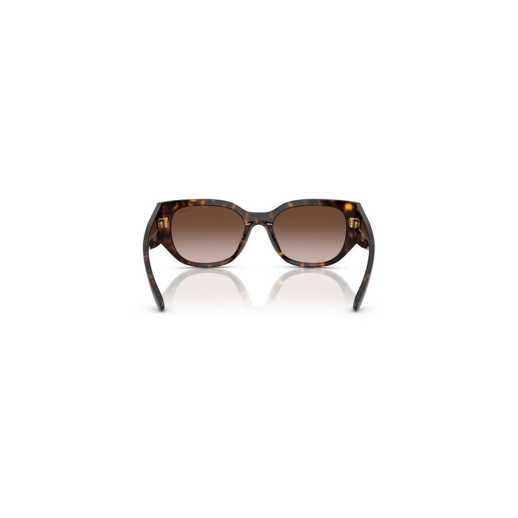 Vogue Eyewear — Women's 53mm Brown Acetate Geometric Sunglasses — view 3