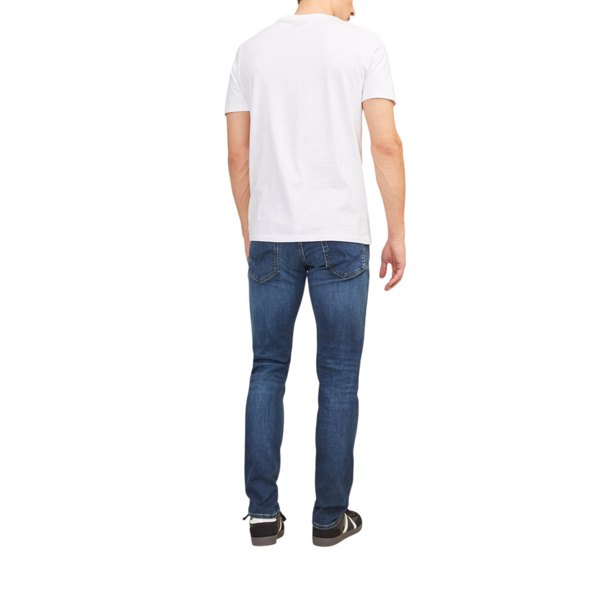 Jack & Jones — JJIGLENN JJICON slim jeans in blue for men — view 4