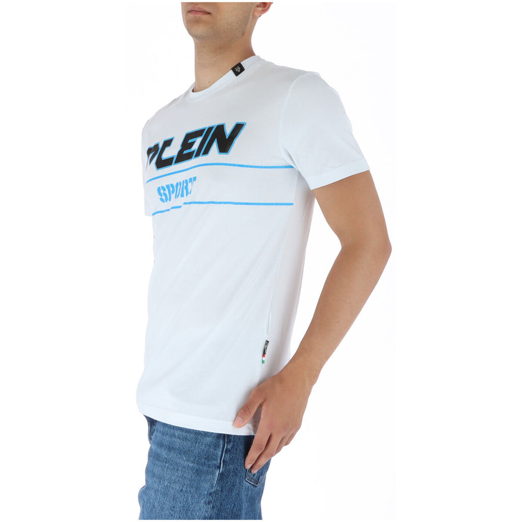 Plein Sport — T-shirt 105BIS blanc homme — vue 3