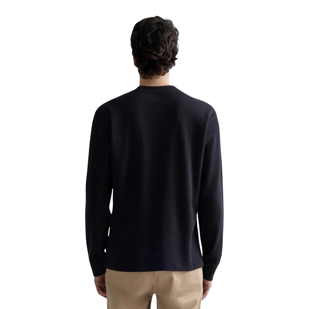 Replay — Men’s black embossed t-shirt — view 3