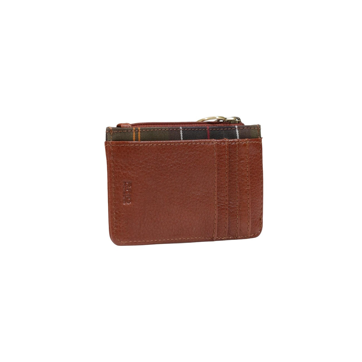 Barbour — Bruine Alder leren dameskaarthouder — afbeelding 4