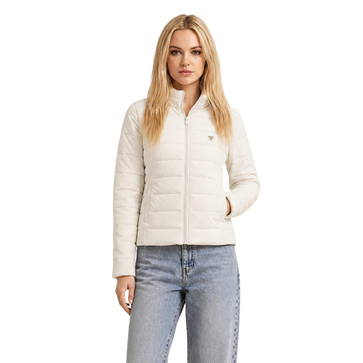 Guess — Veste Solid Heavy Diann femme - coloris blanc