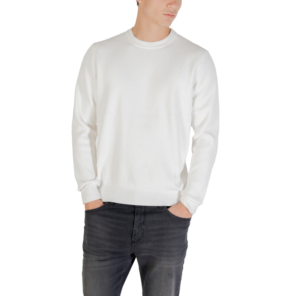 Antony Morato — Pullover Art.-Nr. MMSW01558-YA500096 weiß für Herren — Ansicht 5