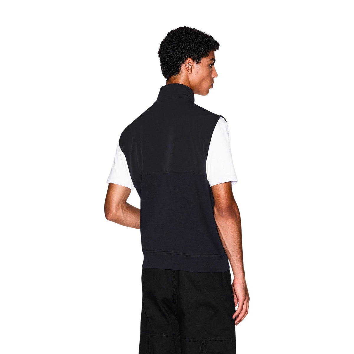 Armani Exchange — Men’s black zipped sweatshirt — view 3