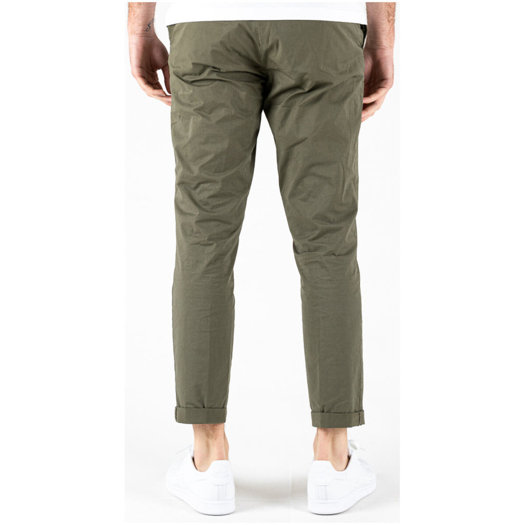 Lyle & Scott — Pantalon chino vert en coton stretch homme — vue 2