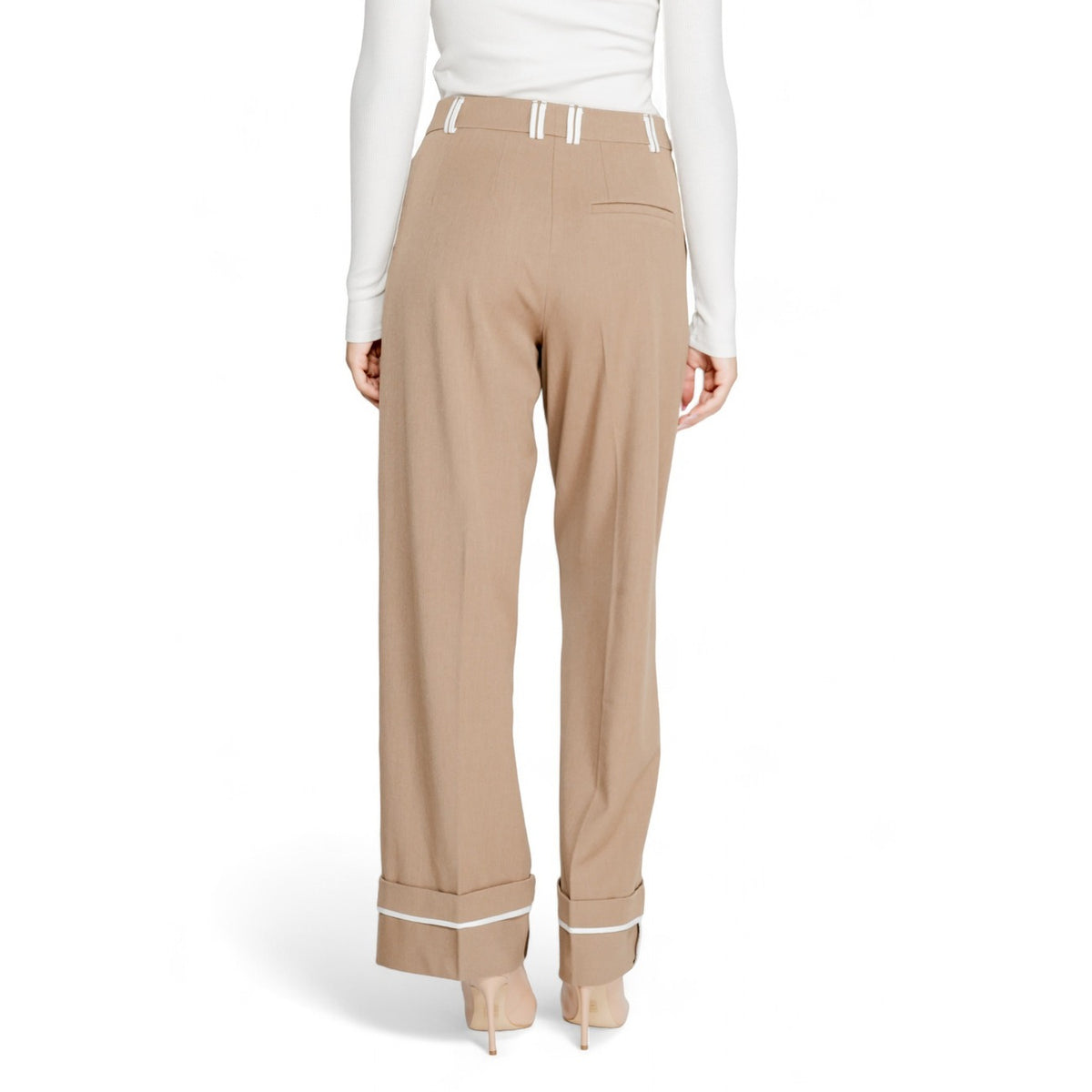 Only — Pantalon réf. 15324648 marron femme — vue 3