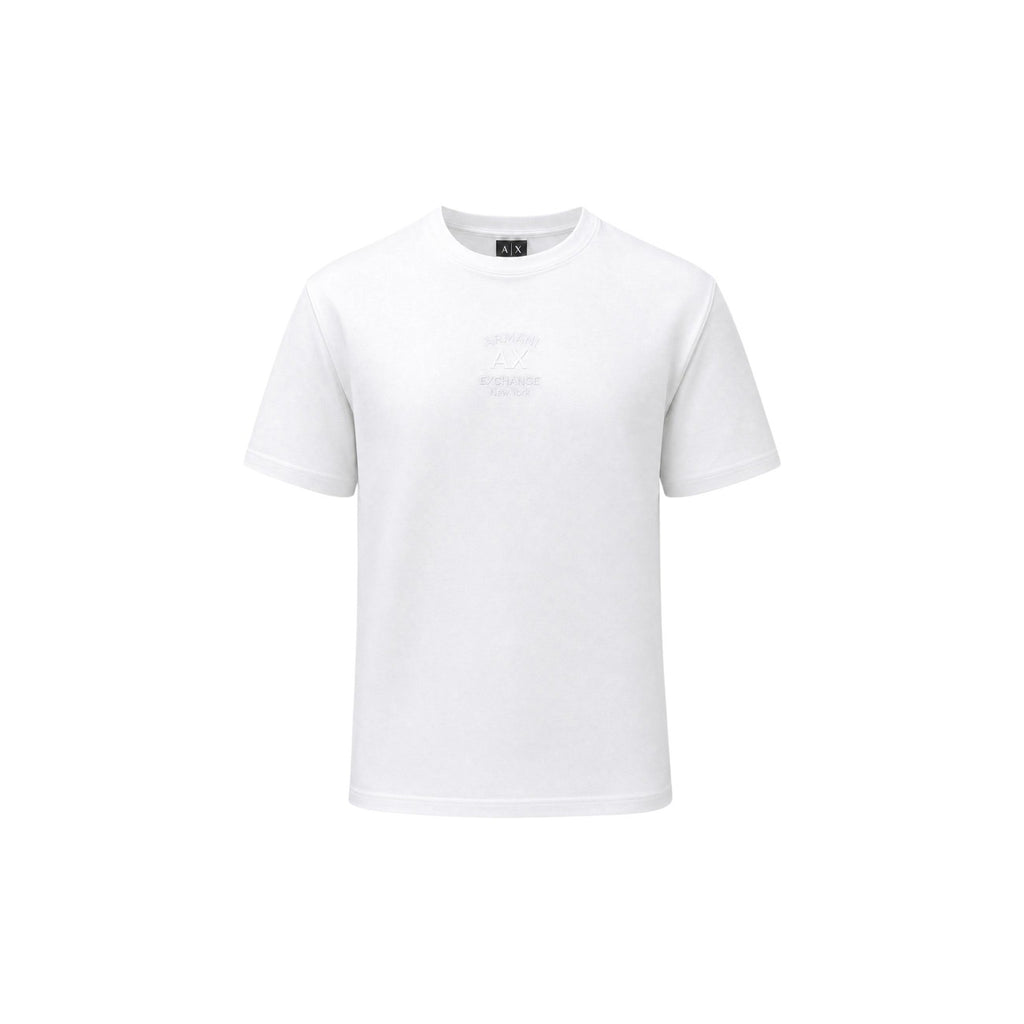 Armani Exchange — T-shirt en coton blanc homme — vue 2