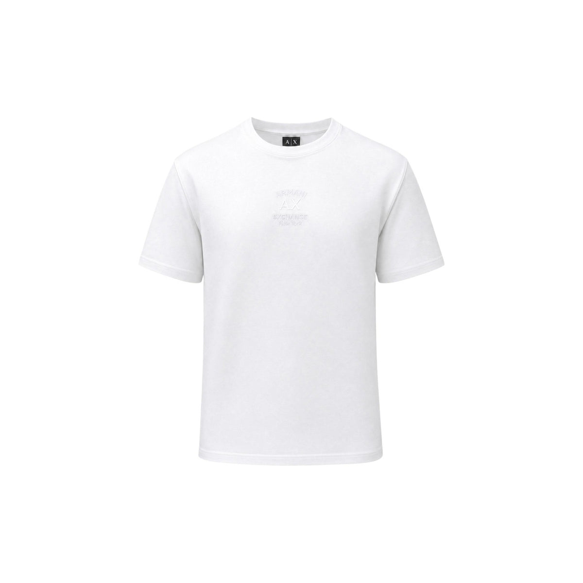 Armani Exchange — T-shirt en coton blanc homme — vue 2