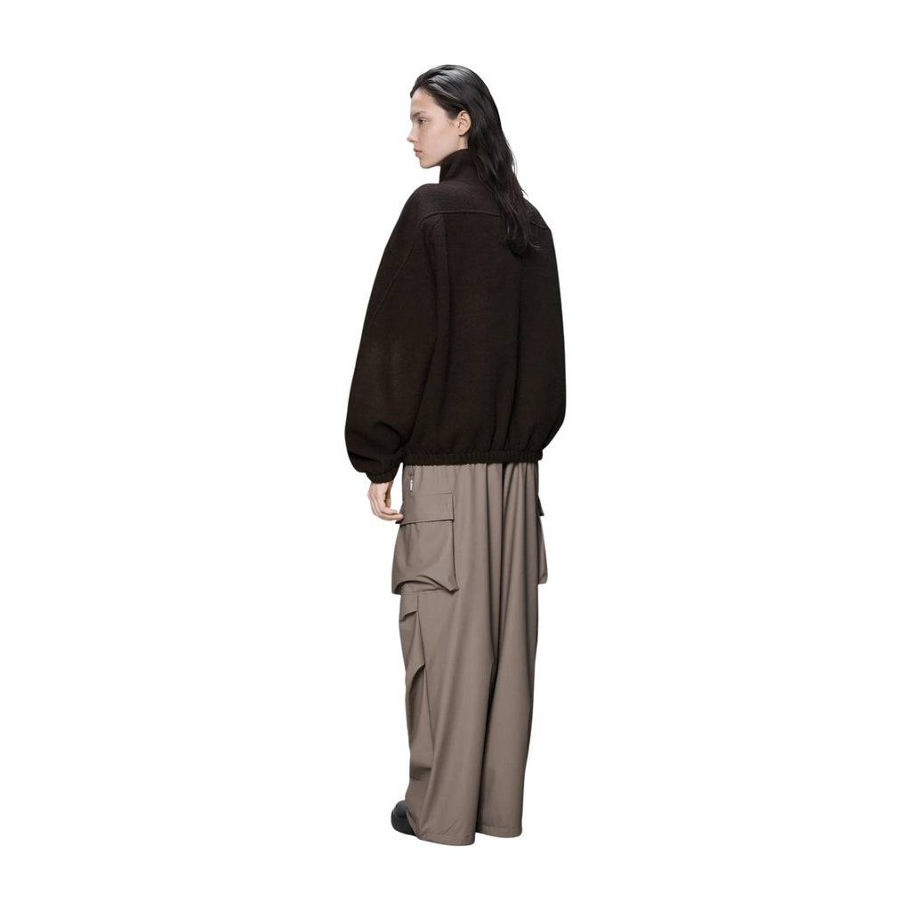 Rains — Fleece Zip Jacket bruin dames — afbeelding 3