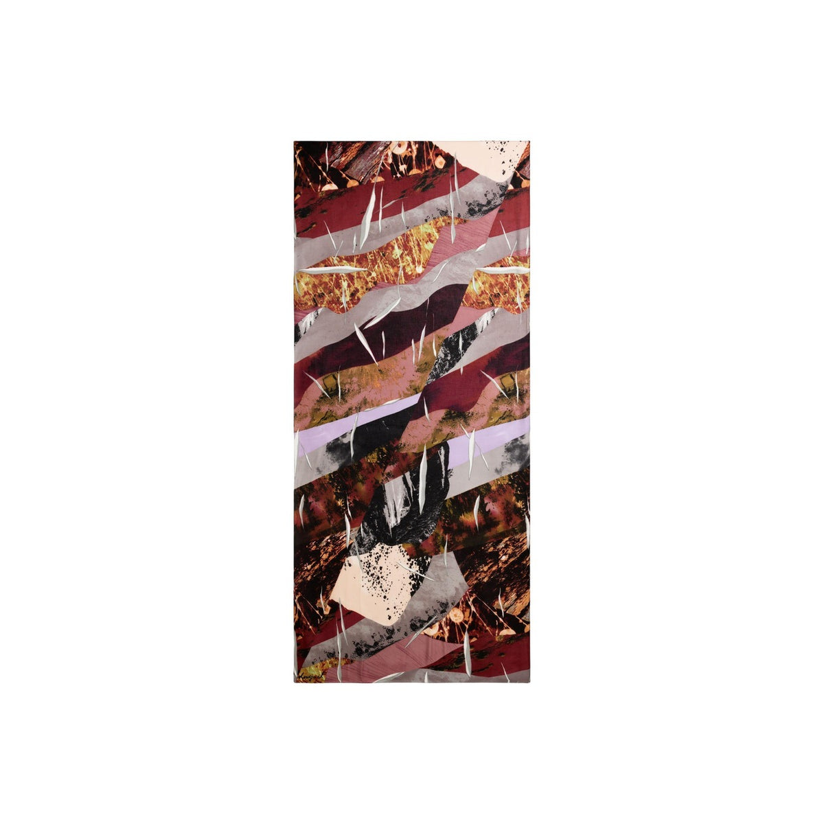 Desigual — Women’s burgundy Zenith scarf