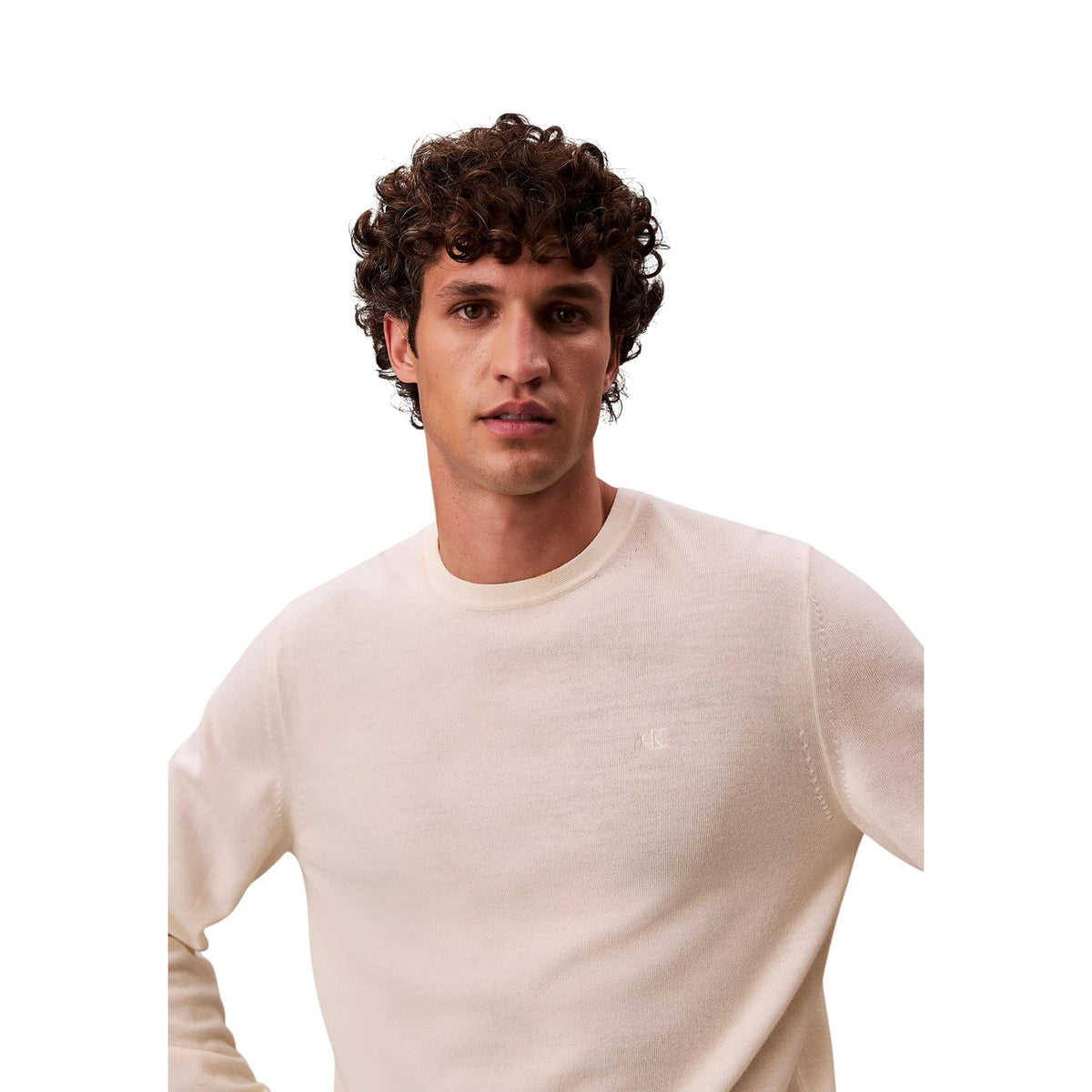 Calvin Klein — Pullover Art.-Nr. LS MERINO CREW für Herren — Ansicht 2