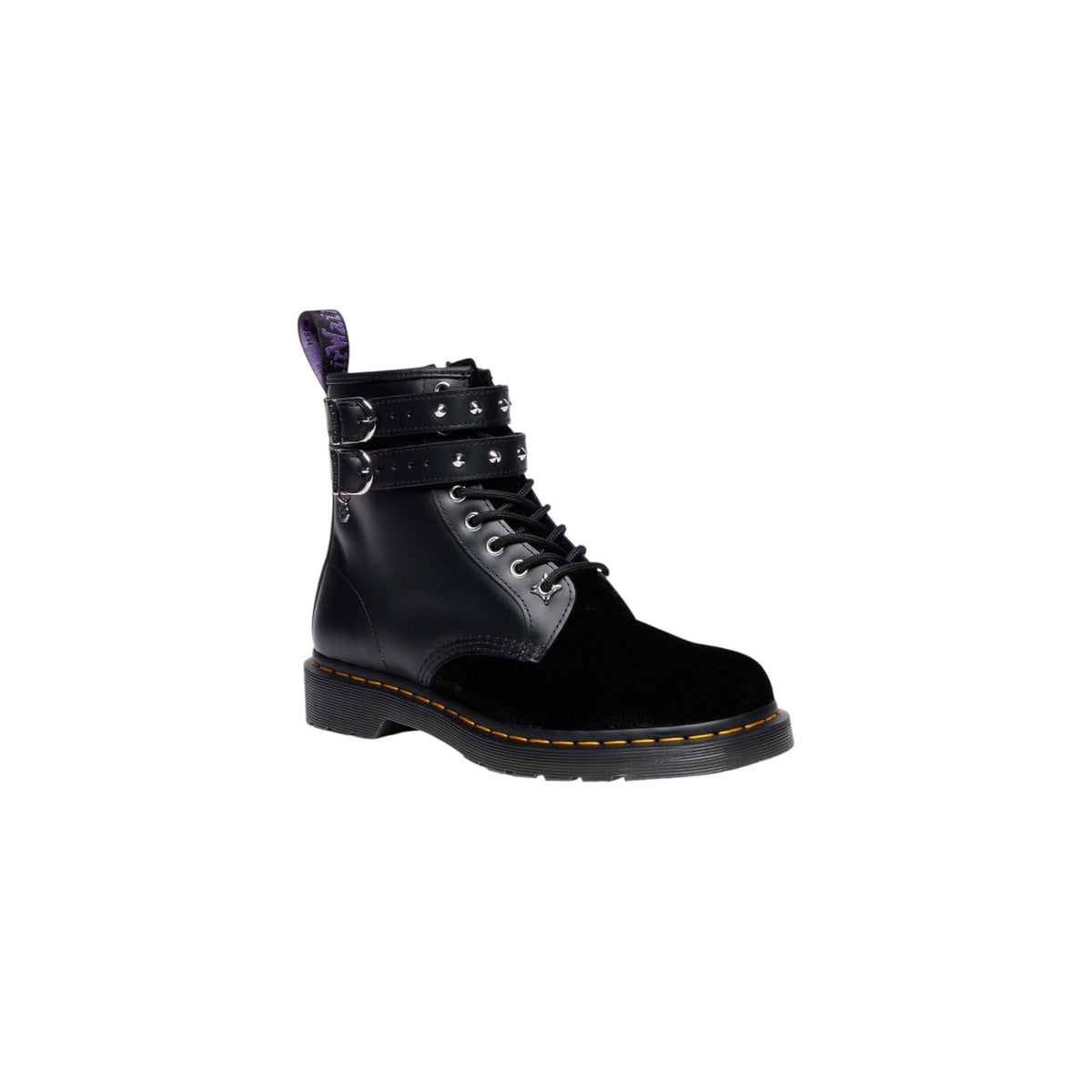 Dr. Martens — Bottes 1460 Wdn en cuir noir femme — vue 2