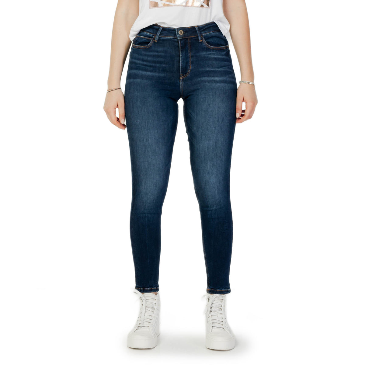 Guess — jeans W2ya46d4q03 voor dames - kleur blauw