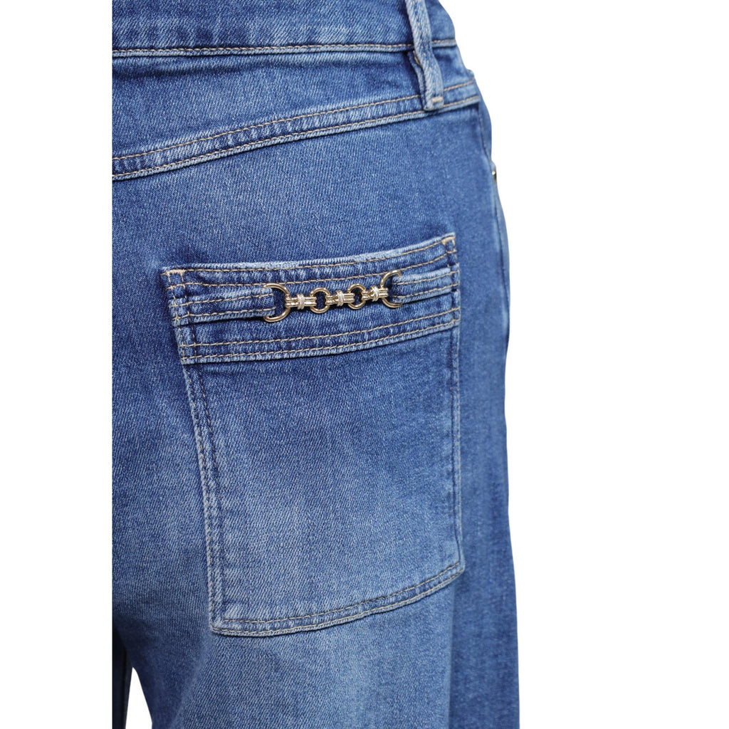 Guess — broek Bellagio Chain Pocke voor dames - kleur blauw — afbeelding 5