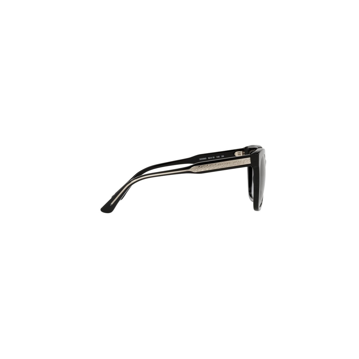 Michael Kors — San Marino Sonnenbrille aus schwarzem Acetat für Damen — Ansicht 3
