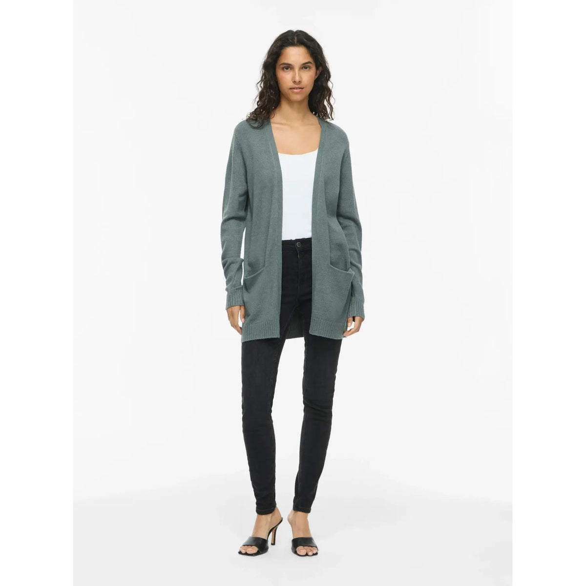 Vila Clothes — Cardigan 14044041 vert femme — vue 4