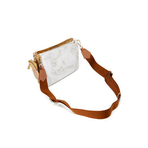Alviero Martini Prima Classe — Sac bandoulière beige femme — vue 2