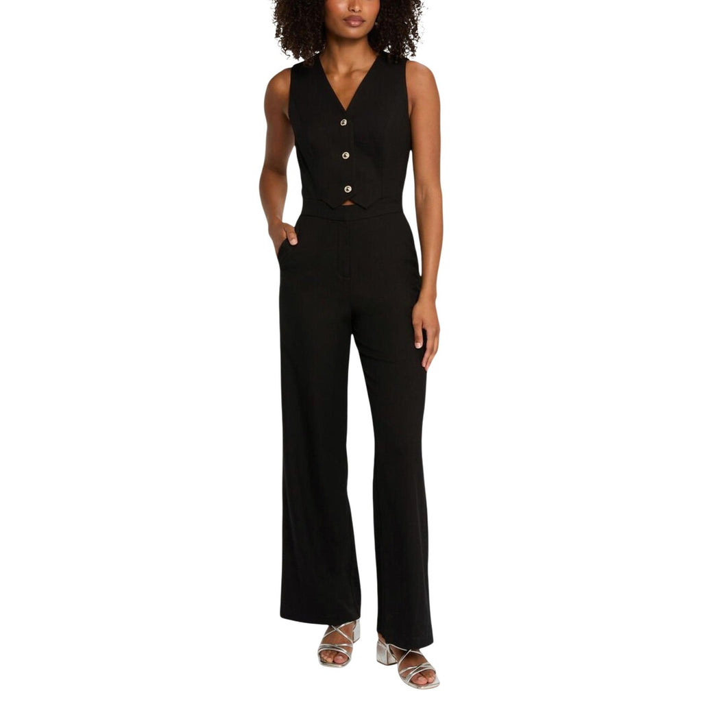Morgan — Survetements col V noir femme
